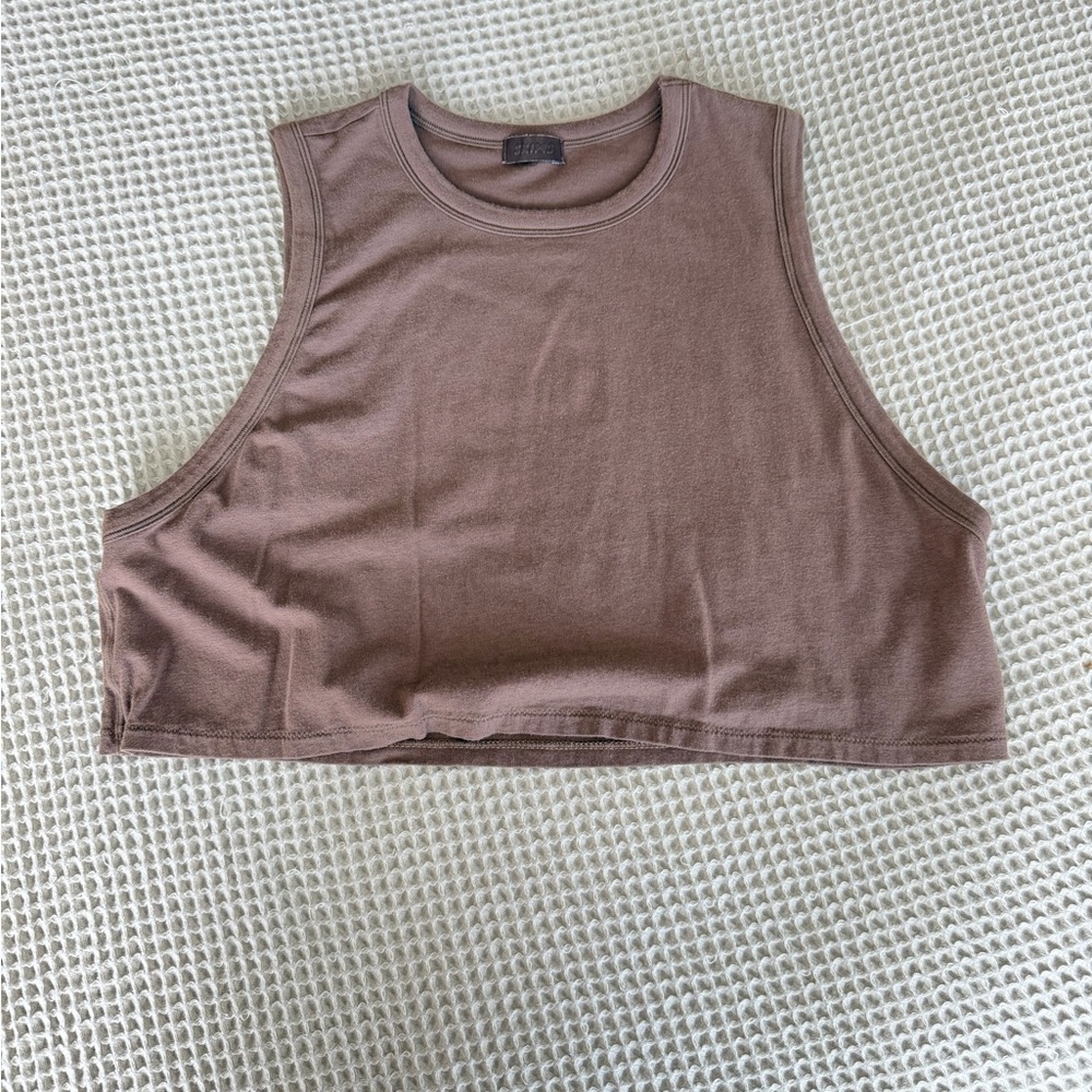 SKIMS Boyfriend Crop Top